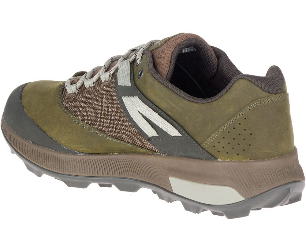 Tenis Homem - Merrell Zion Waterproof - Verde Oliva - GQA320598